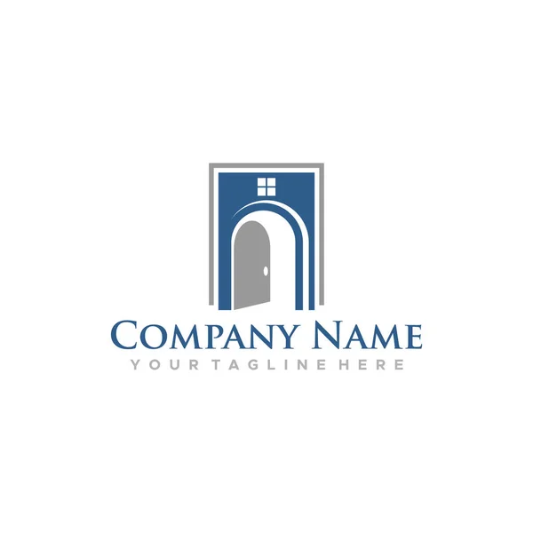 Home Immobilien Und Immobilien Logo Für Ihr Unternehmen — Stockvektor