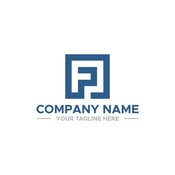Initial Logo Sign Design Your Company — стоковий вектор