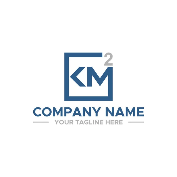 Alfabe harfleri Baş harfleri: Monogram logosu KM MK ve M