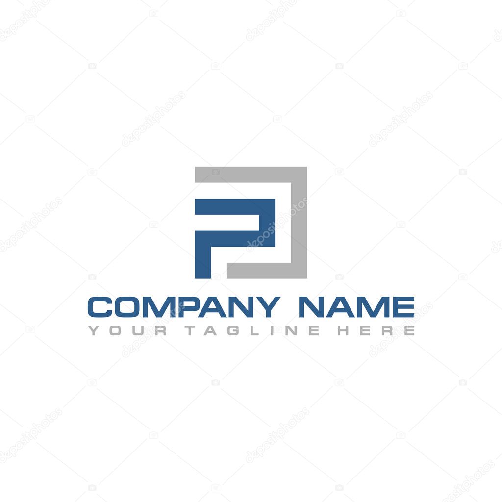 FP, PF Initial Logo Sign Design for Your Company