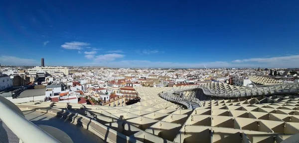 Seville Chůze Město Krásný Dezert Vánoce Belen — Stock fotografie