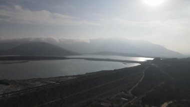 Laguna Cauquenes, yapay lagün, madencilik kirliliği.