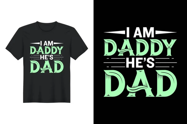 Ben Papa Zijn Vader Shirt Design Vaderdag Shirt Design — Stockvector