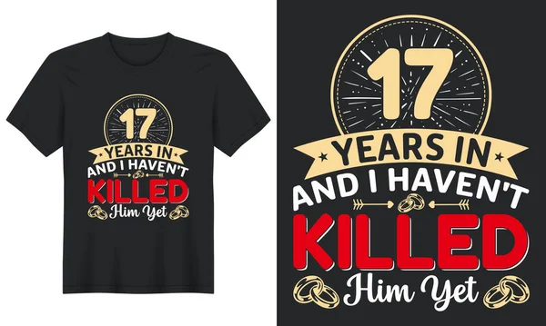 Years Haven Killed Him Yet Shirt Design — Stockvector