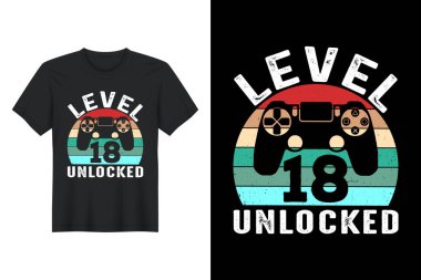 Seviye 18 Açık Tişört Tasarımı