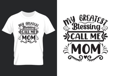 En Büyük Lütuf Anne, Anneler Günü SVG Tişört Tasarımı