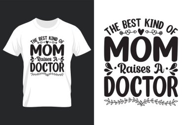 En İyi Anneler Günü 'nde Doktor, Anneler Günü SVG Tişörtü Tasarımı