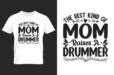 En İyi Anneler Günü Davulcu, Anneler Günü Svg Tişört Tasarımı