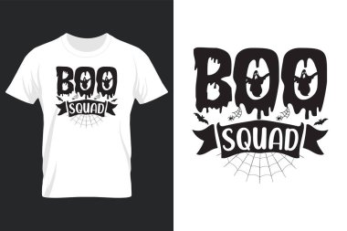 Boo Squad, Halloween SVG T Shirt Design