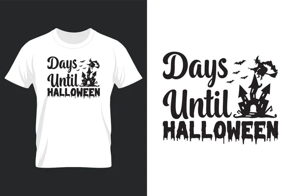 Days Halloween Halloween Svg Shirt Design —  Vetores de Stock
