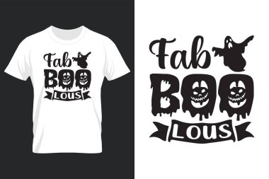 Fab Boo Lous, Halloween SVG T Shirt Design