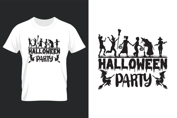 Halloween Party Halloween Svg Shirt Design — Stock Vector
