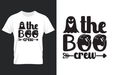 The Boo Crew, Halloween SVG T Shirt Design