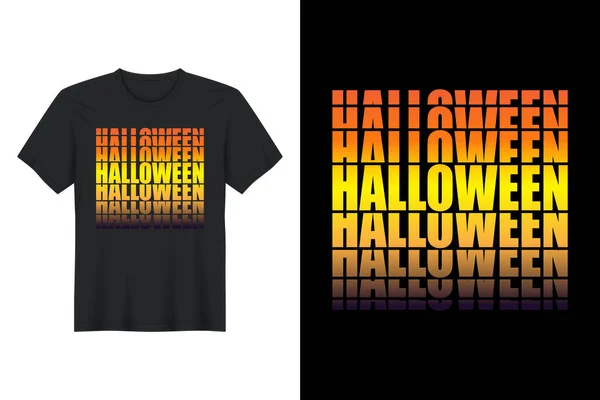 Halloween Halloween Shirt Design — Archivo Imágenes Vectoriales