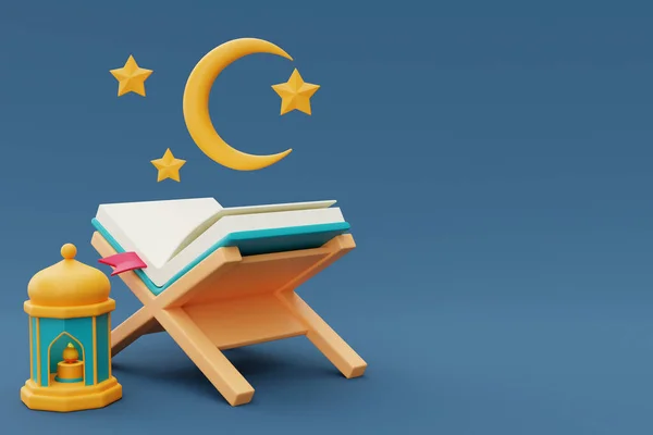 Ramadan Groeten Islamitische Vakantie Raya Hari Eid Adha Weergave — Stockfoto