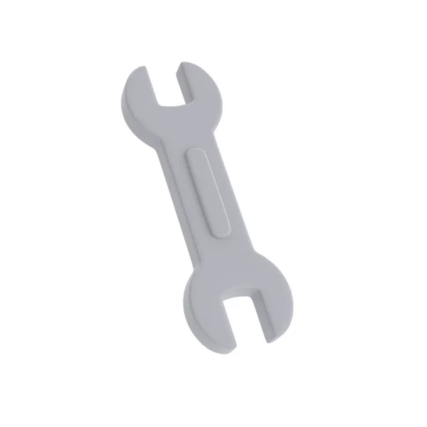 Construction Tools Equipment Wrench Isolated White Background Labor Day Renderin — 스톡 사진