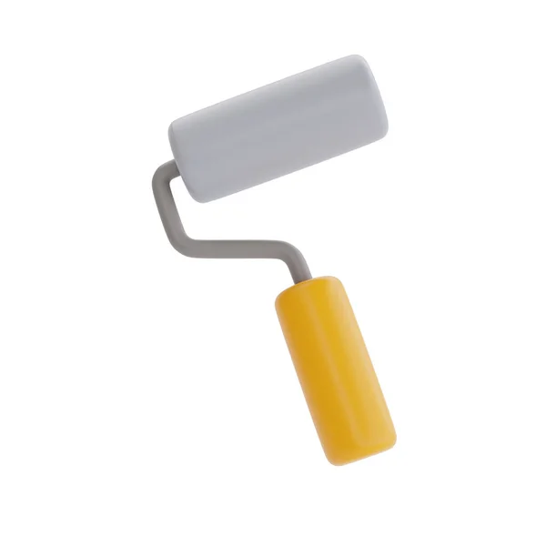 Construction Tools Equipment Sponge Roller Isolated White Background Labor Day — 스톡 사진