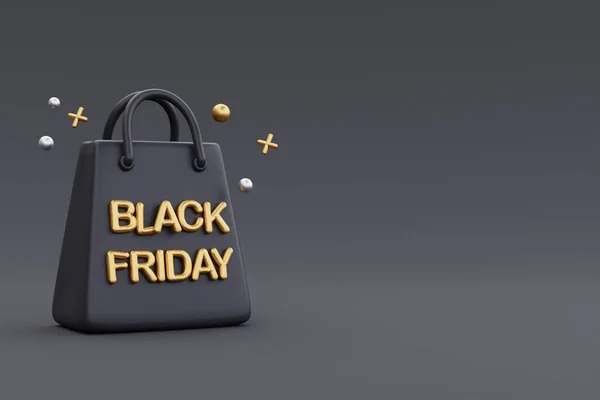 Black Friday Super Sale Sac Cumpărături Crăciun Promoție Anul Nou — Fotografie, imagine de stoc