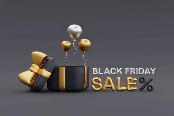 Black Friday Super Sale Cutii Cadou Crăciun Promoție Anul Nou — Fotografie, imagine de stoc