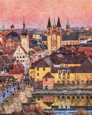 Modern sanat eserlerini resmetmek, Avrupa 'nın yağlı sokaklarını çizmek, eski ve güzel evlerin cephelerini çizmek. Duvar tasarımı baskı şablonu tuval veya kağıt poster, turistik üretim