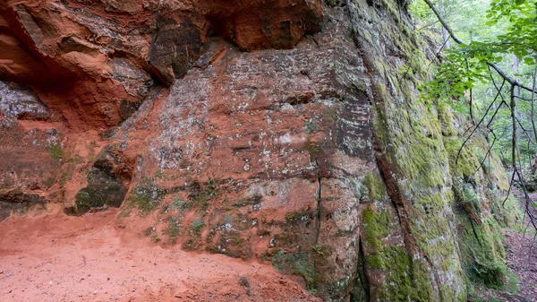 Red Cliffs Which Named Red Sandstone Mysterious Romantic Place Lovers — Photo