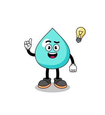 su karikatürü bir fikir edinin, karakter tasarımı