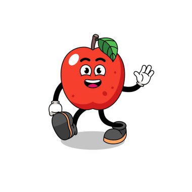 elma çizgi filmi yürüyüşü, karakter tasarımı