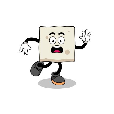 Tofu maskotu çizimi, karakter tasarımı