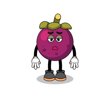 Yorgunluk jestli mangosteen çizgi film, karakter tasarımı