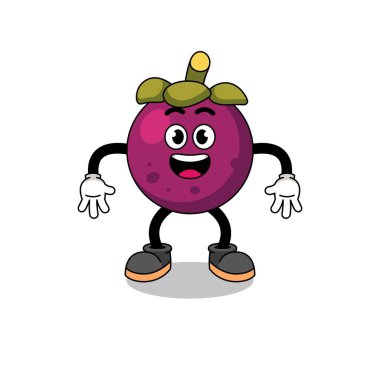 Şaşırtıcı jestli mangosteen çizgi film, karakter tasarımı