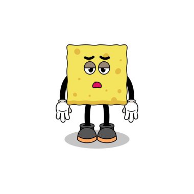 Yorgunluk jestli sünger çizgi film, karakter tasarımı