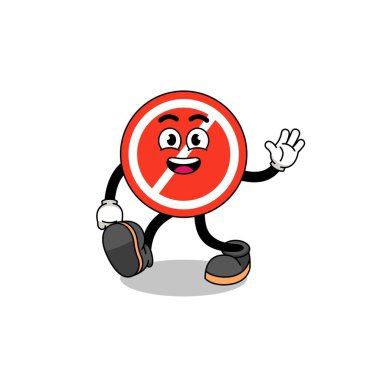 Dur işareti çizgi film yürüyüşü, karakter tasarımı