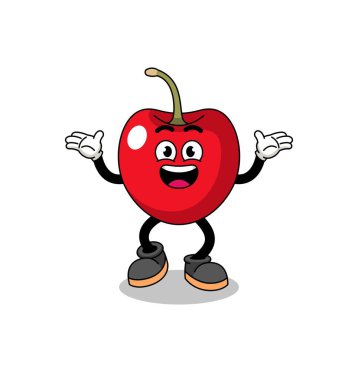 kiraz çizgi filmi mutlu bir jest, karakter tasarımı ile arama