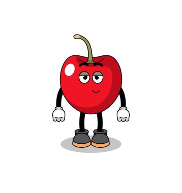 Utangaç duruşu olan karikatür çifti, karakter tasarımı.