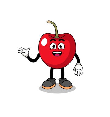 Hoş geldin pozlu vişne çizgi filmi, karakter tasarımı