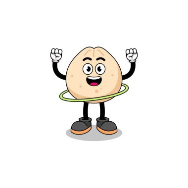 Et çöreği, hula hoop, karakter tasarımı canlandırması