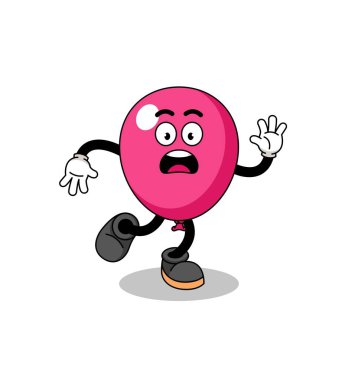 Kayan balon maskotu çizimi, karakter tasarımı