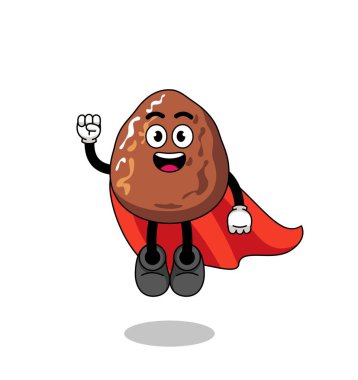 Uçan süper kahramanla meyveli çizgi film, karakter tasarımı