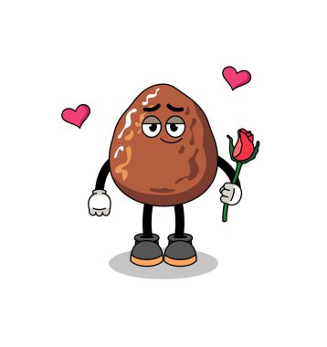 tarih meyve maskotu aşık oluyor, karakter tasarımı