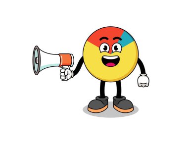 Çizgi film çizimi megafon, karakter tasarımı