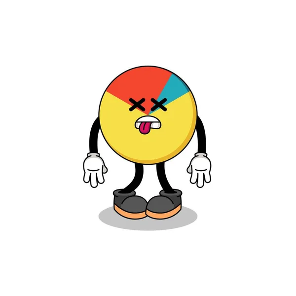 tablo maskotu illüstrasyonu öldü, karakter tasarımı