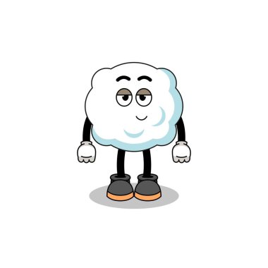 Utangaç duruşu olan karikatür çifti, karakter tasarımı