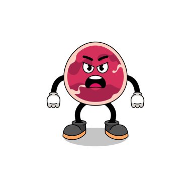 et karikatür çizimi kızgın ifade, karakter tasarımı