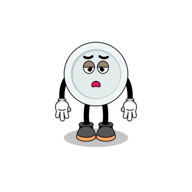 Tabak karikatürü, yorgunluk hareketi, karakter tasarımı.