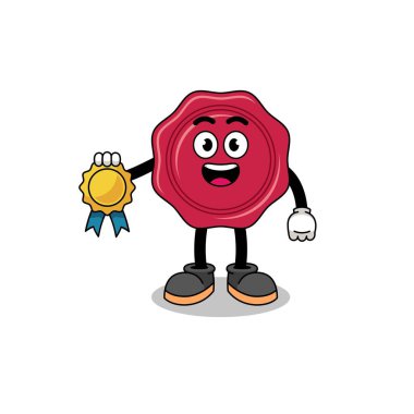 Balmumu karikatür çizimi, memnuniyet garantili madalya, karakter tasarımı