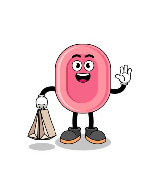 Çizgi film alışverişi, karakter tasarımı.