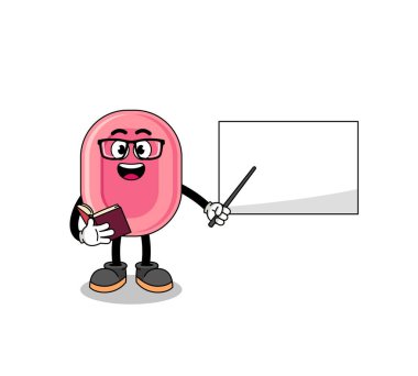 Sabun öğretmeninin maskotu, karakter tasarımı.