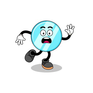 Ayna maskotu çizimi, karakter tasarımı