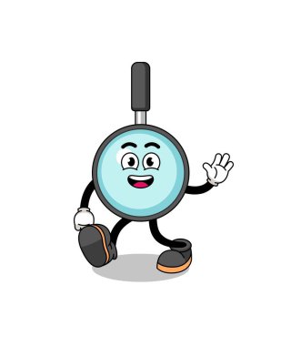 Büyüteç çizgi film yürüyüşü, karakter tasarımı