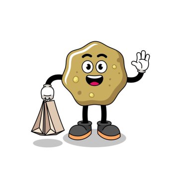 Gevşek dışkı alışverişi çizgi filmi, karakter tasarımı